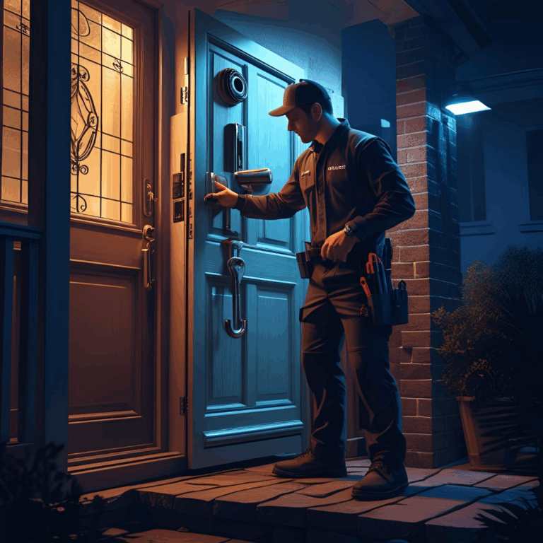 Photo montrant une clé cassée dans une serrure suite à une tentative de forcing - erreur à éviter