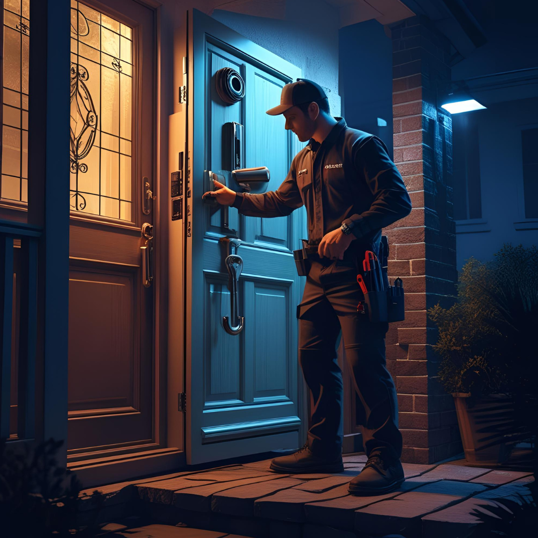 Photo montrant une clé cassée dans une serrure suite à une tentative de forcing - erreur à éviter