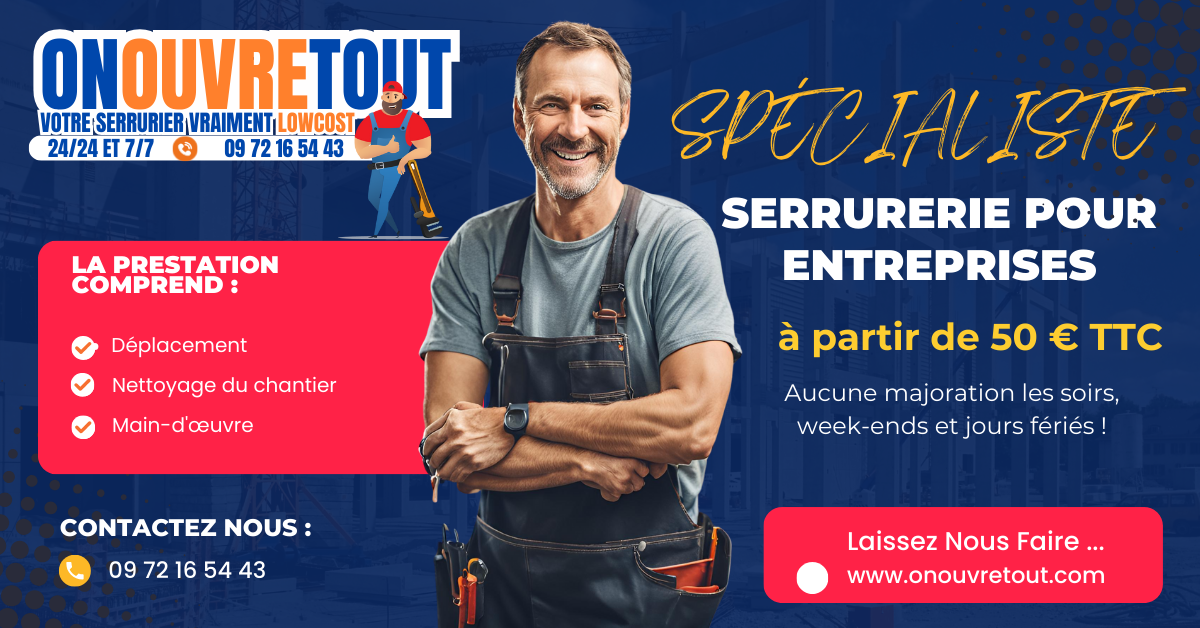 Serrurerie pour Entreprises et Pros