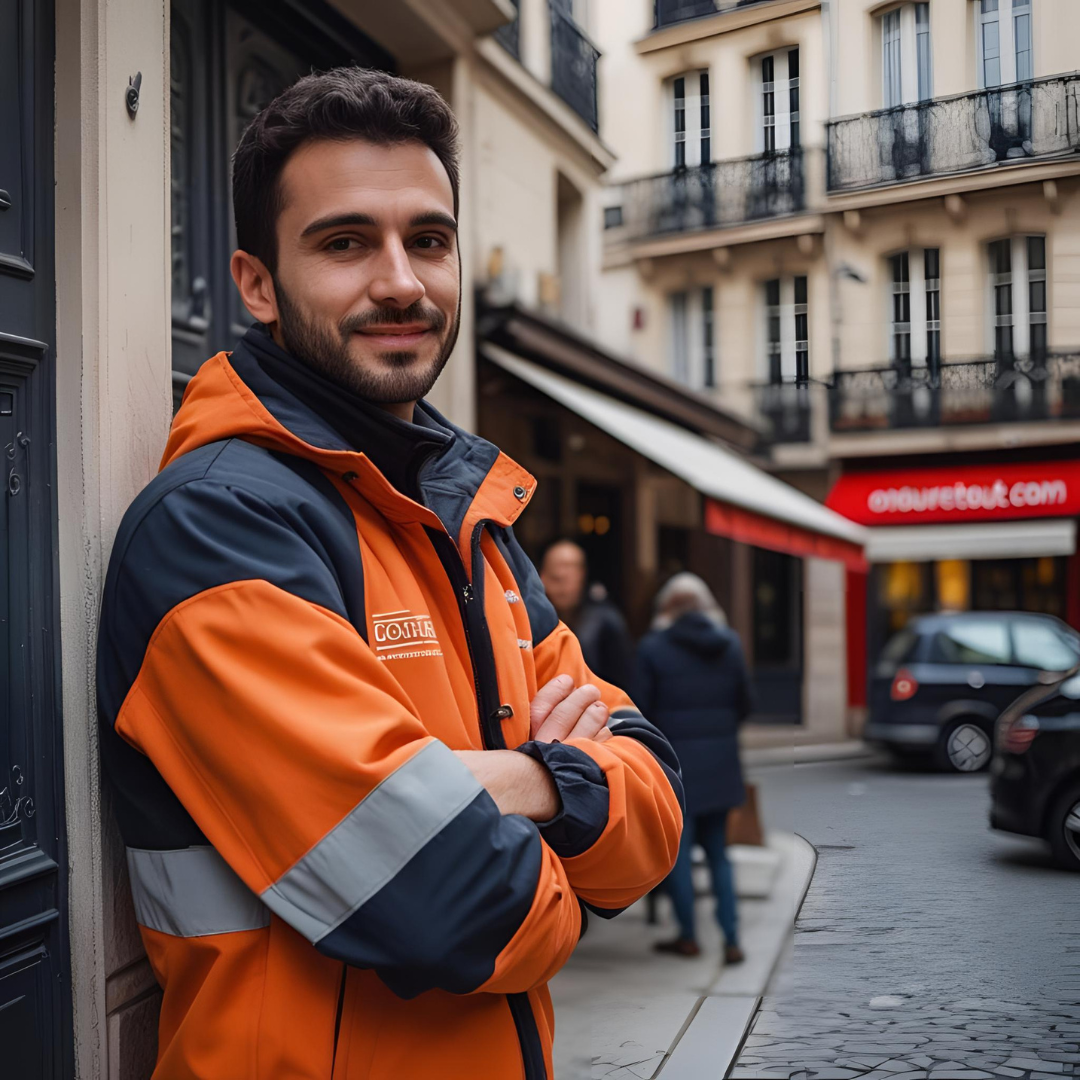 *Carte de la zone d'intervention en urgence 24h/24 pour dépannage serrurerie à Paris et IDF*