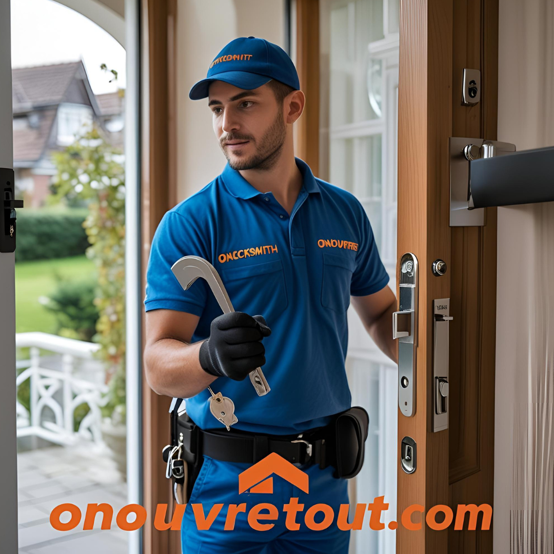 Technicien serrurier OnOuvreTout intervenant après validation d'un devis en ligne à Paris