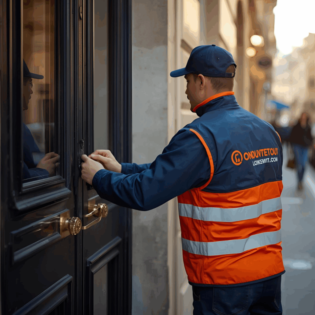 Exemple de facture détaillée et transparente pour services de serrurerie à Paris