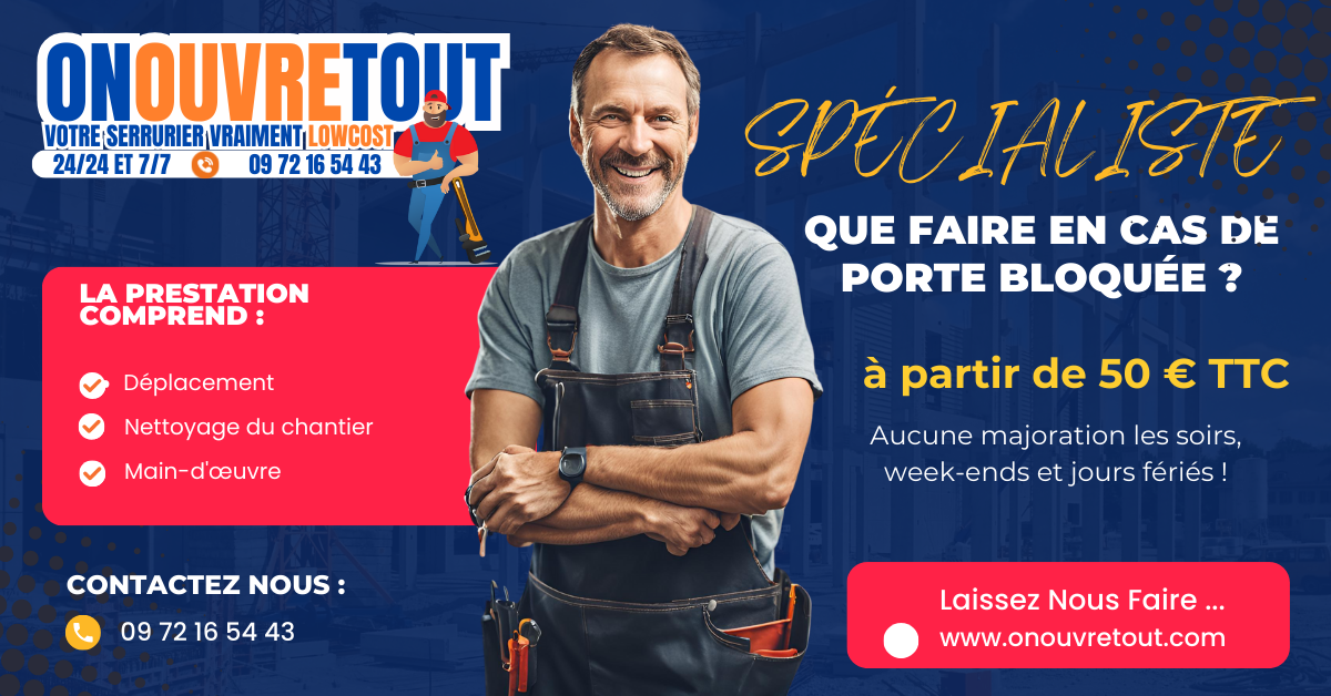Que faire en cas de porte bloquée ?
